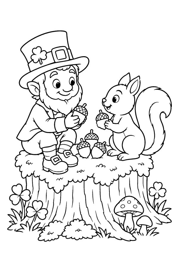 Acorn Sharing Stump