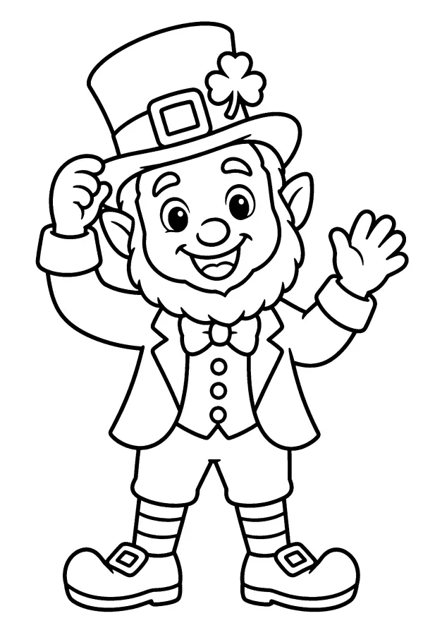 Greeting Leprechaun