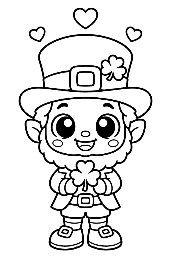 Heart Hat Leprechaun