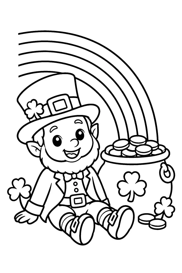 Leprechaun By Rainbow