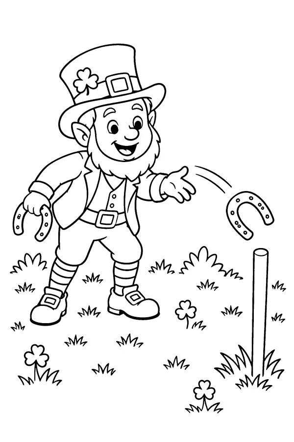 Leprechaun Horseshoe Toss