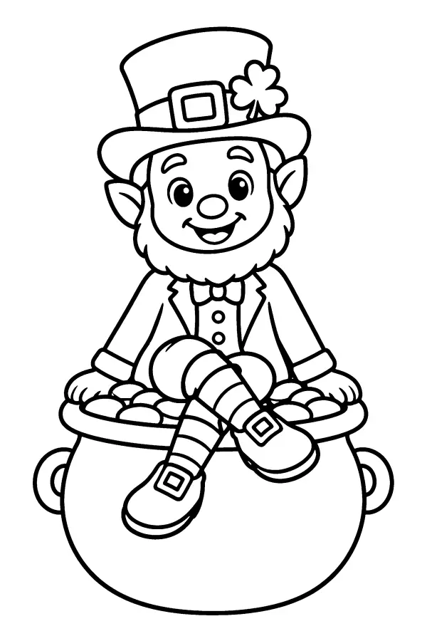 Leprechaun On Pot