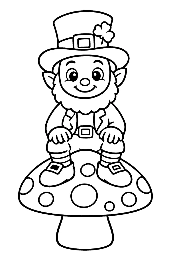 Leprechaun On Toadstool