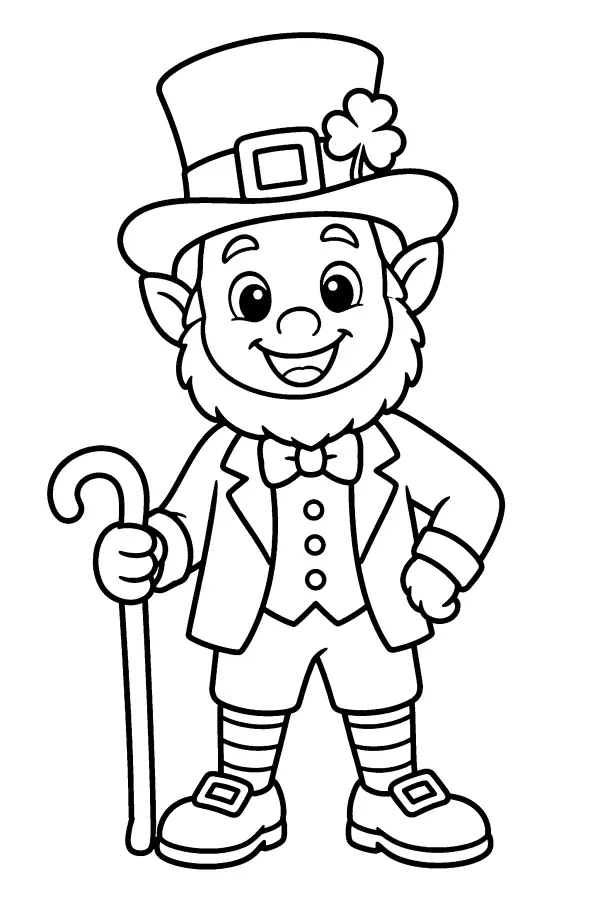 Leprechaun With Cane