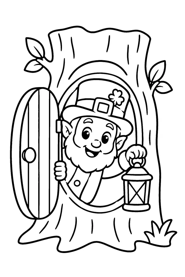 Tree Door Leprechaun