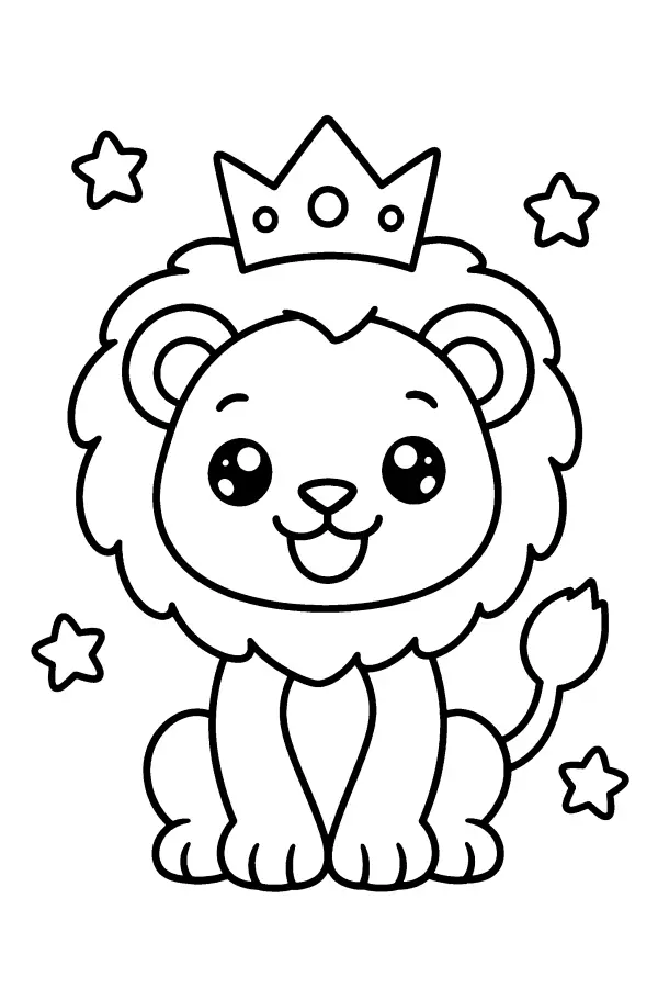 Crowned Lion Cub