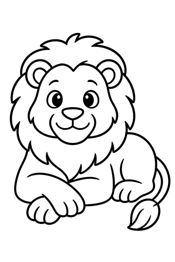 Resting Lion