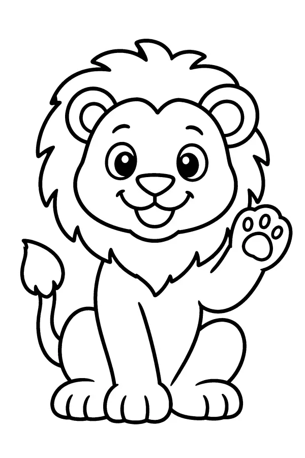 Waving Lion