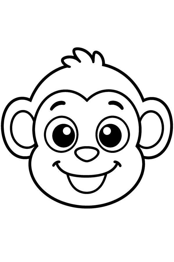 Happy Monkey Face