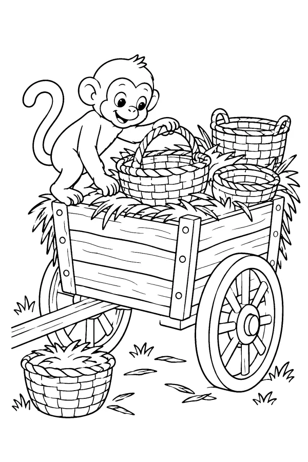 Monkey Cart Basket