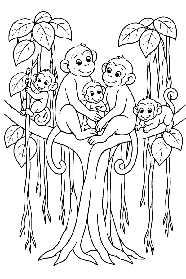Monkey Family Tree