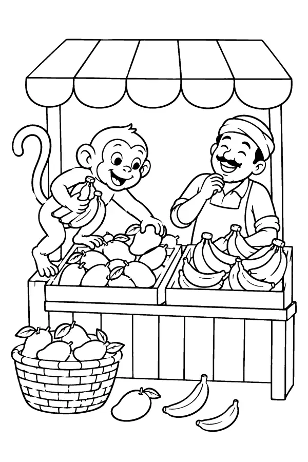 Monkey Fruit Stall