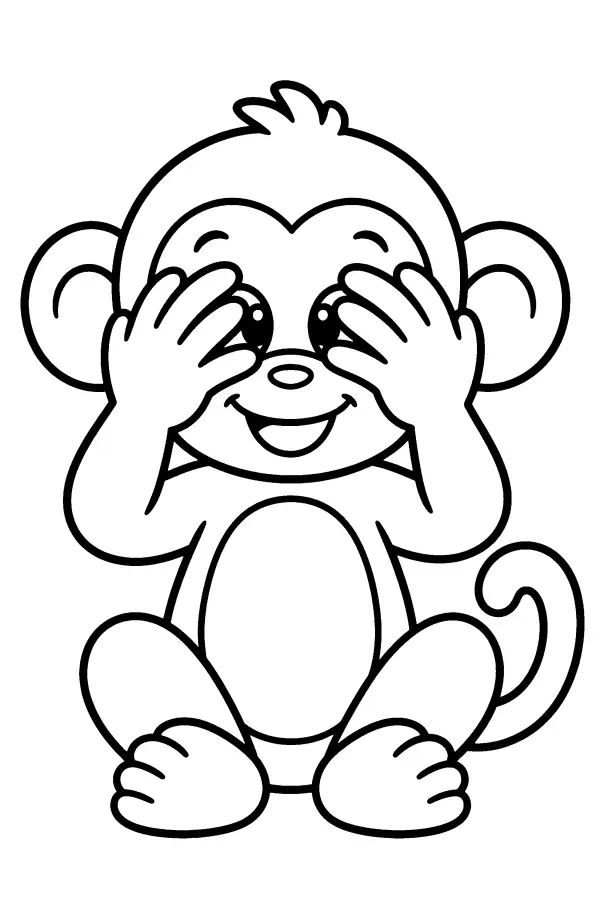 Peekaboo Monkey