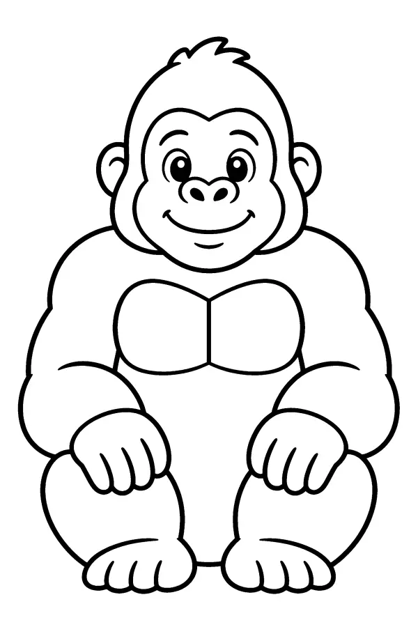 Seated Gorilla