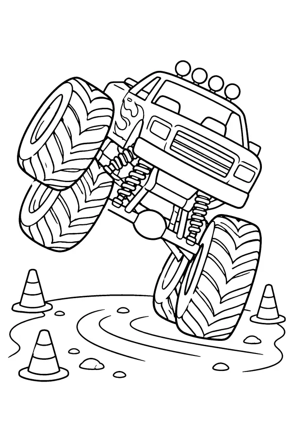 Balanced Monster Truck