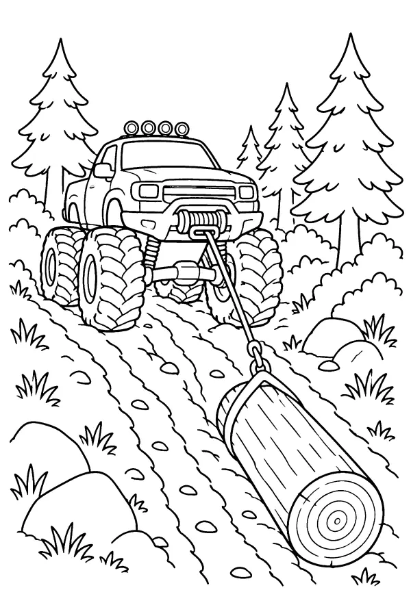 Log Hauler Truck