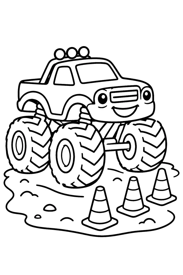 Monster Truck Cones