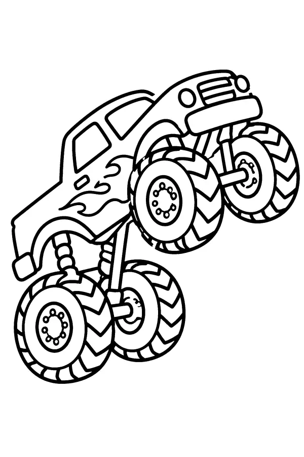 Monster Truck Wheelie