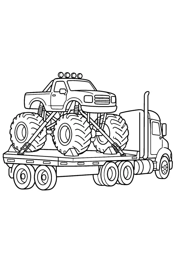 Secured Monster Truck