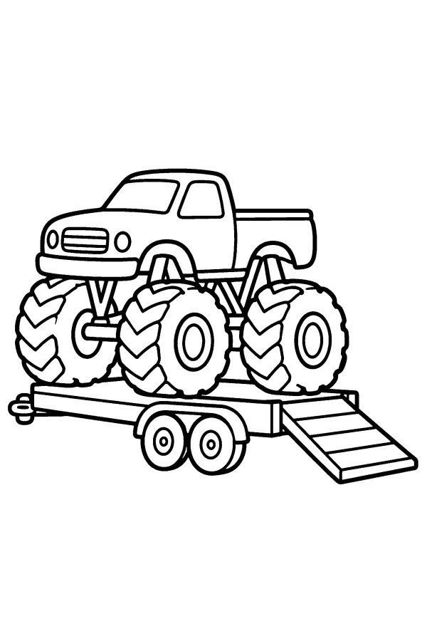 Trailered Monster Truck