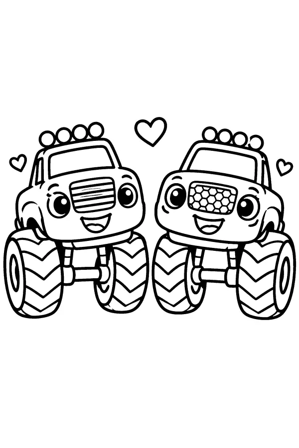 Twin Monster Trucks