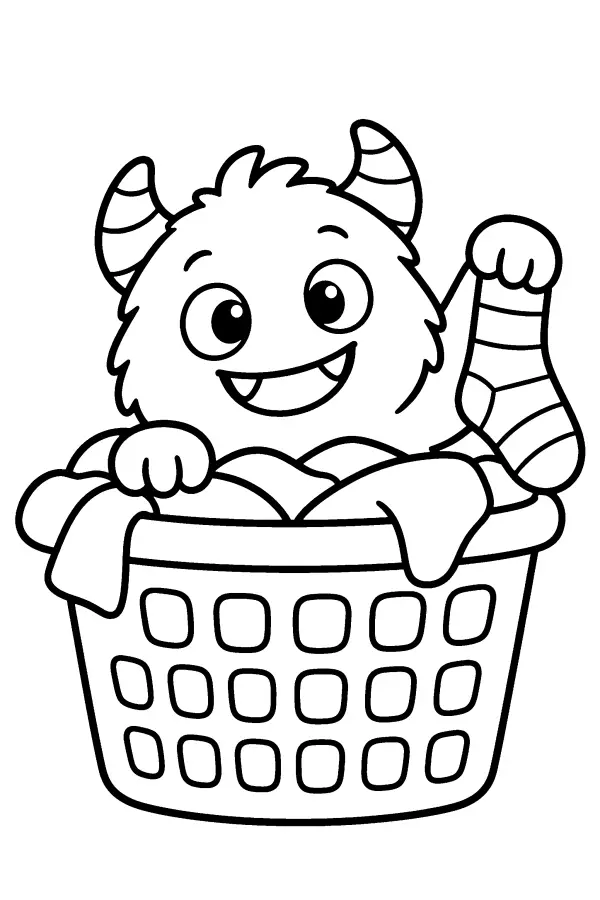 Basket Peek Monster