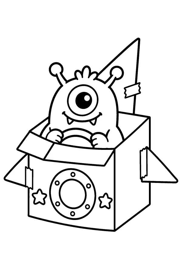 Box Rocket Monster