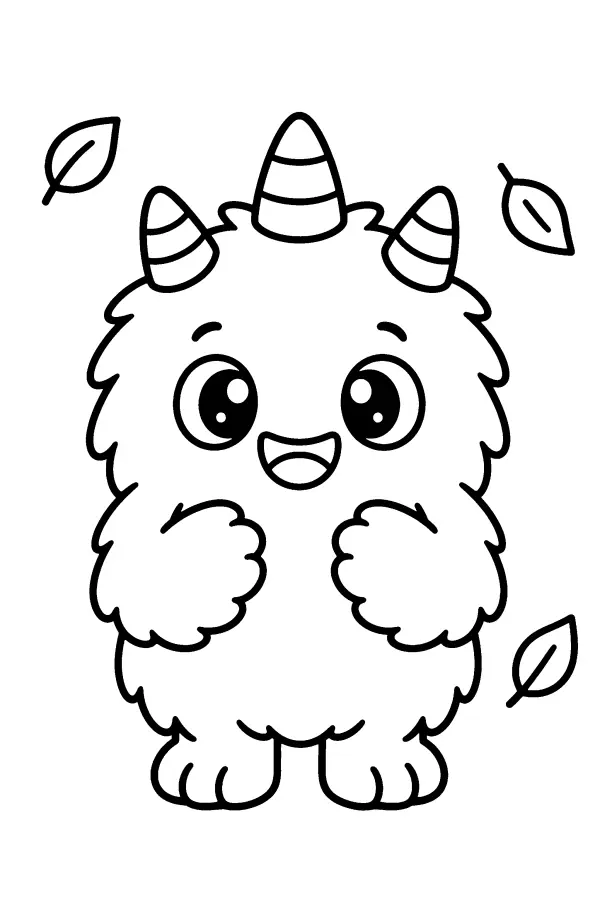 Fluffy Horned Monster