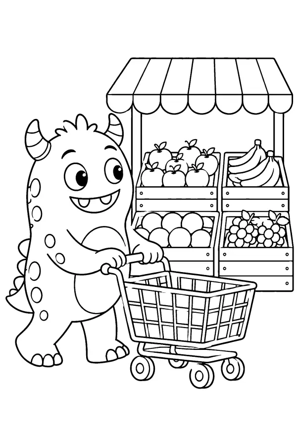 Monster Market Cart
