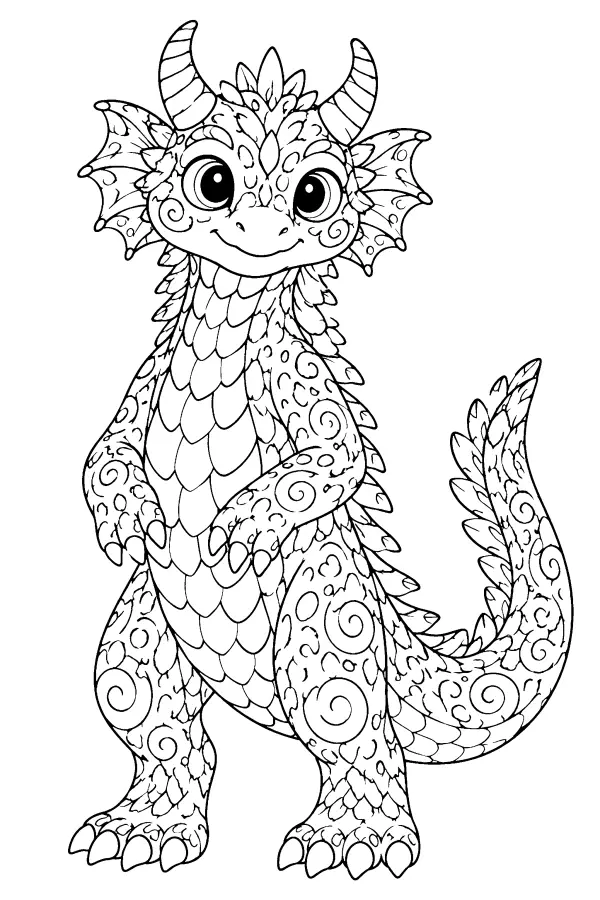 Scaly Horned Monster