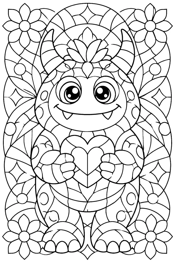 Stained Glass Monster