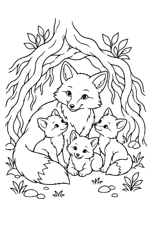 Fox Family Den