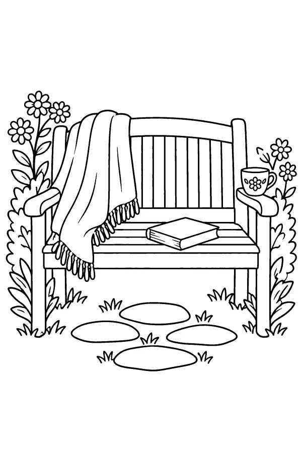 Garden Bench Rest