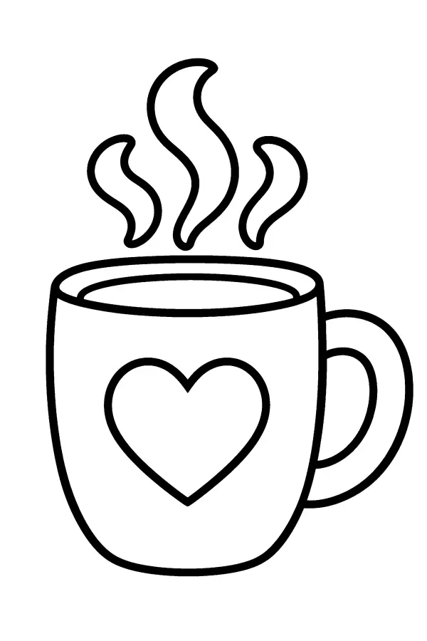 Heart Mug Steam
