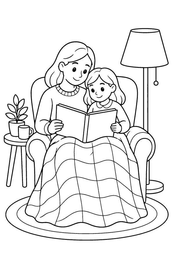 Reading By Lamplight