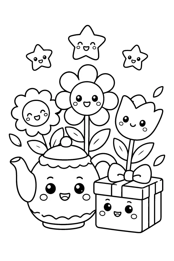 Smiling Flower Trio