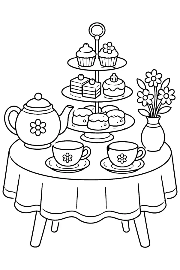 Tea Table Display