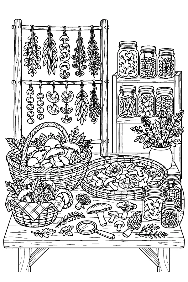 Foraging Table Display