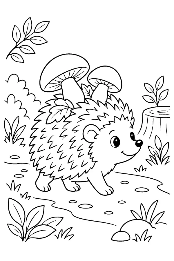 Hedgehog Mushroom Trail