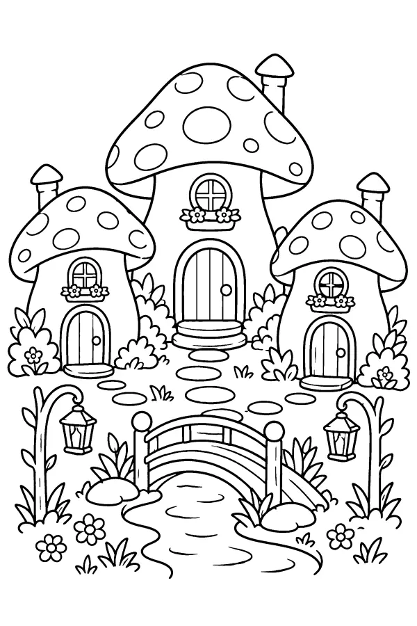 Mushroom Bridge Village