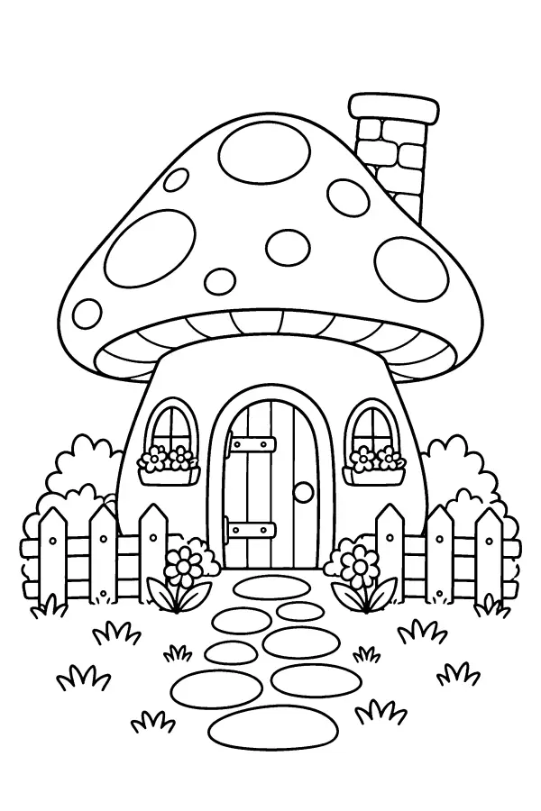 Mushroom Cottage Path