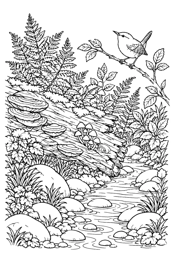 Wren By The Stream