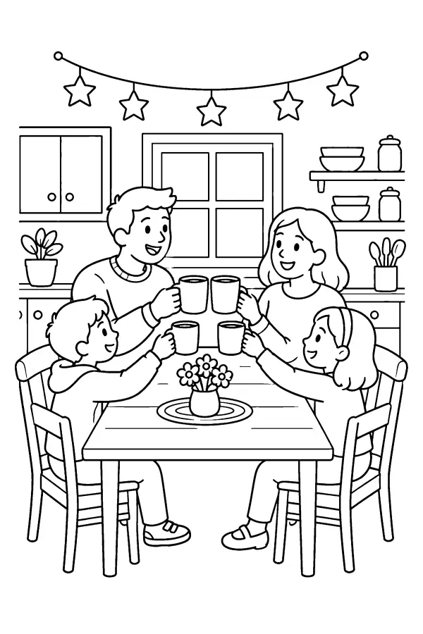 Kitchen Toast Gathering