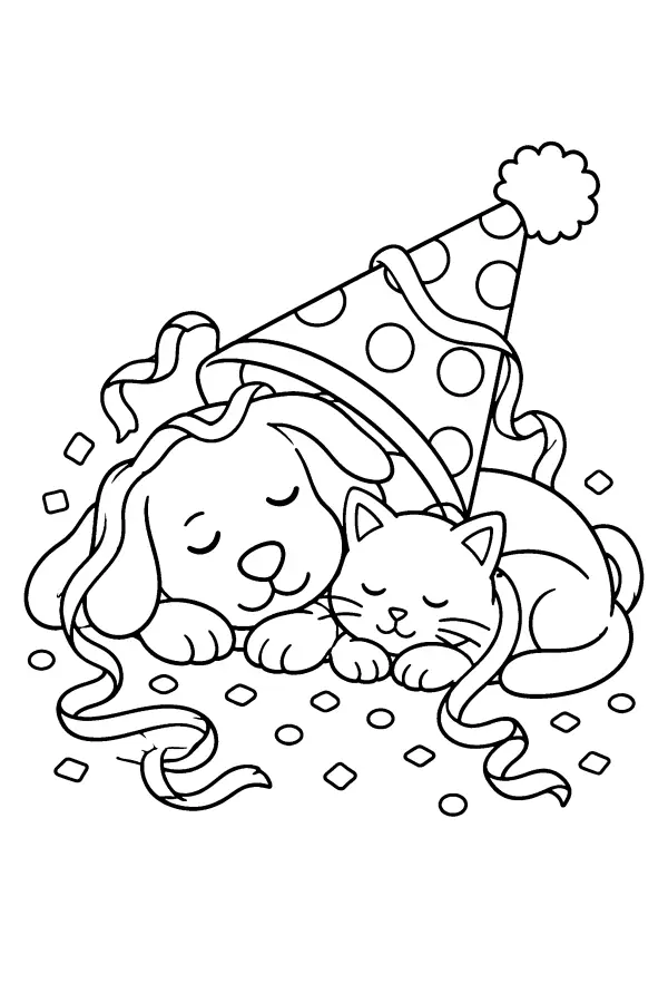Napping Party Pets