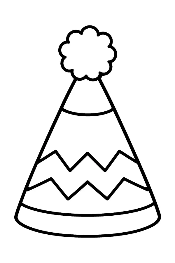 Party Hat With Pom Pom