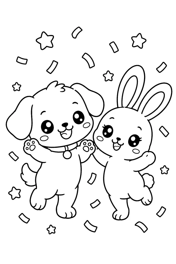 Puppy And Bunny