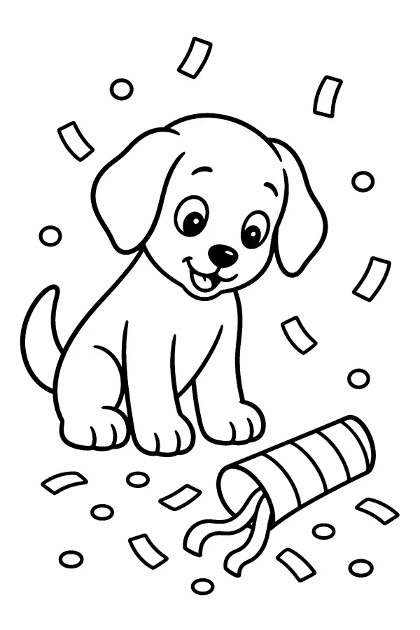 Puppy Party Scene