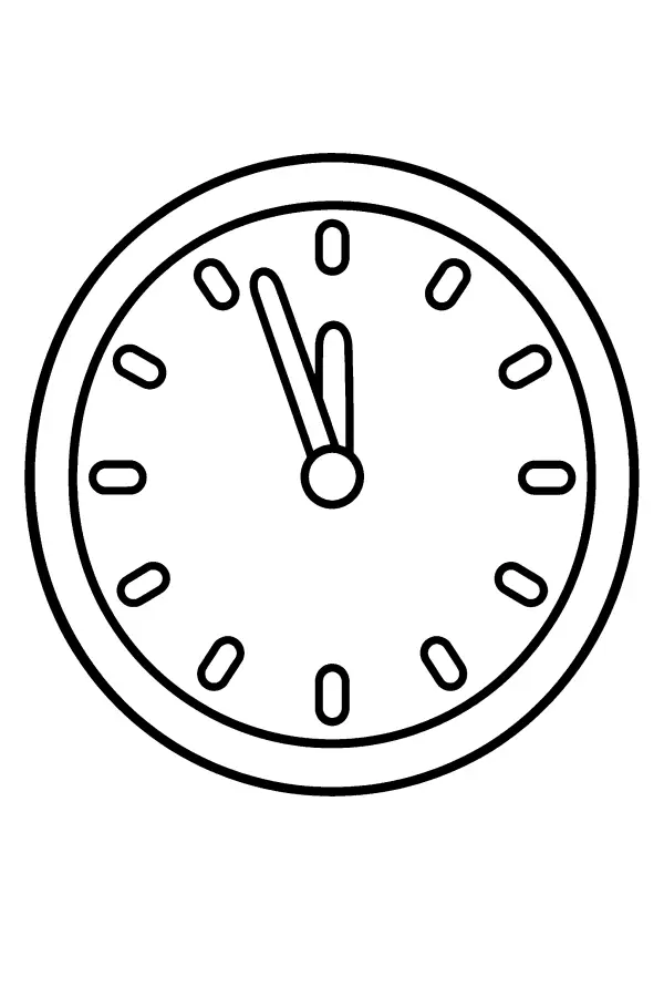 Round Wall Clock