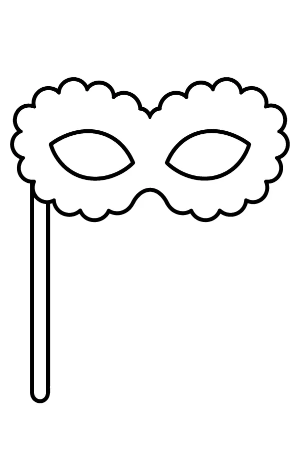 Scalloped Mask