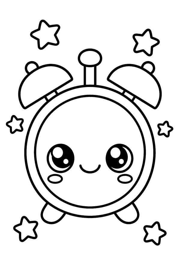 Smiling Alarm Clock